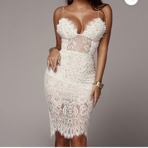 JLuxlabel white lace dress